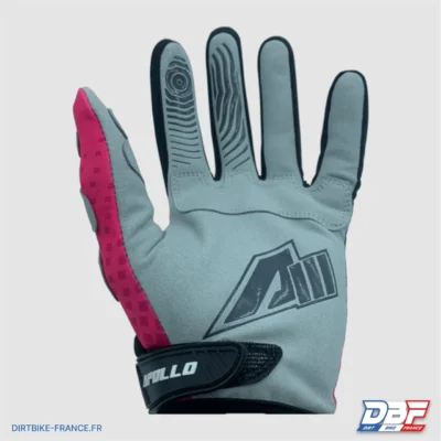 Gants cross apollo skin Rose L, photo 2 sur Dirt Bike France