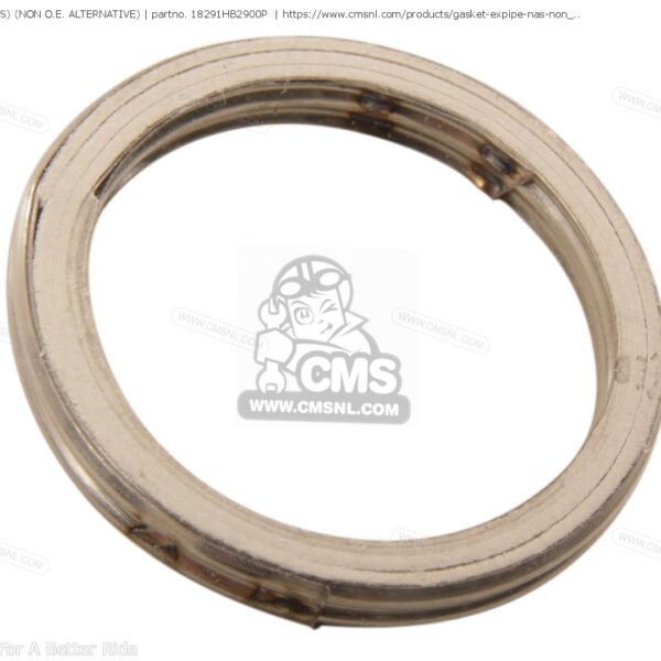 GASKET,EX.PIPE (NAS) (NON O.E. ALTERNATIVE) | partno. 18291HB2900P  | https://www.cmsnl.com/products/gasket-expipe-nas-non_18291hb2900p/CMS – Parts For A Better Ridecmsnl.com