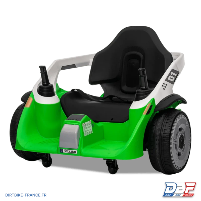 Hoverboard siège racer 360 12v Vert, Dirt Bike France - Photo N°3