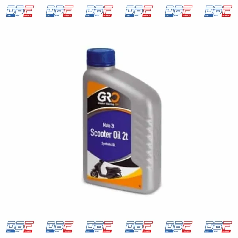 HUILE GLOBAL RACING OIL 2T SCOOTER OIL SYNTHESE (BIDON 1L), Dirt Bike France - Photo N°1