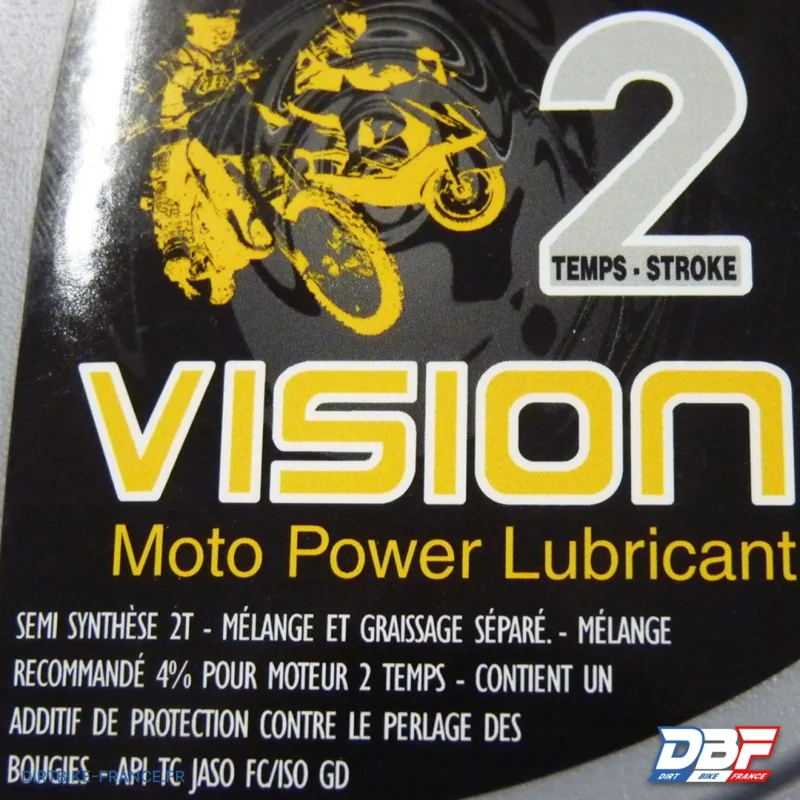 Huile moteur 2 temps semi synthèse – 1L, Dirt Bike France - Photo N°2