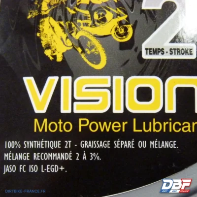 Huile moteur 2 temps synthétique - 1L, photo 2 sur Dirt Bike France