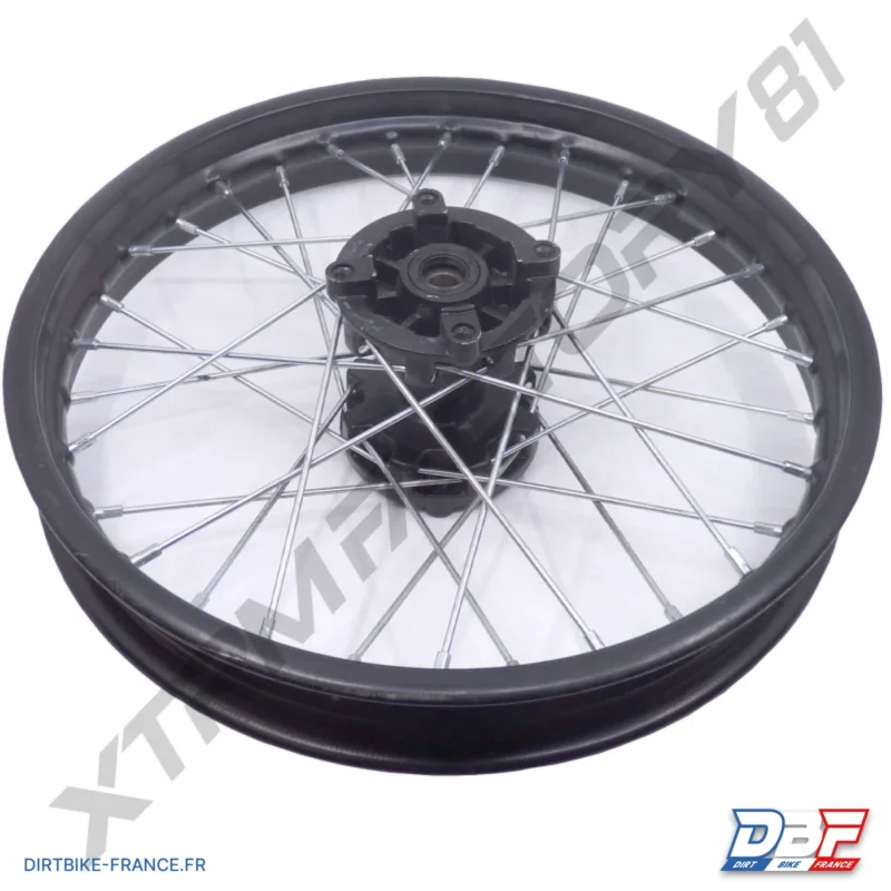 JANTE ARRIERE 16′ DIRT 150 MOYEU NOIR ENTRAXE 90/100MM, Dirt Bike France - Photo N°1