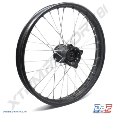 Jante avant 17" pour dirt 140 moyeu noir, photo 1 sur Dirt Bike France