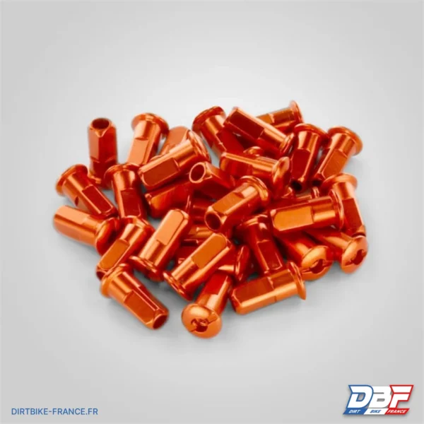 Jeu tete de rayon aluminium volt (32 pieces) Orange, photo 1 sur Dirt Bike France