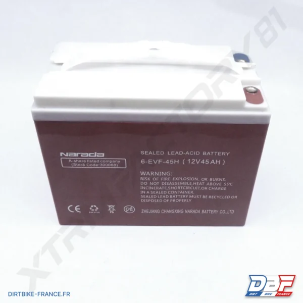KENWEE PC BATTERIE PLOMB 50AH UNITE, photo 1 sur Dirt Bike France