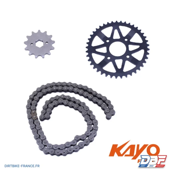KIT CHAINE KAYO 250 K2, photo 1 sur Dirt Bike France