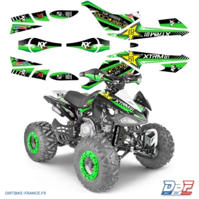 Kit deco quad KX125 - XTRM Factory 81, Bleu, photo 1 sur Dirt Bike France