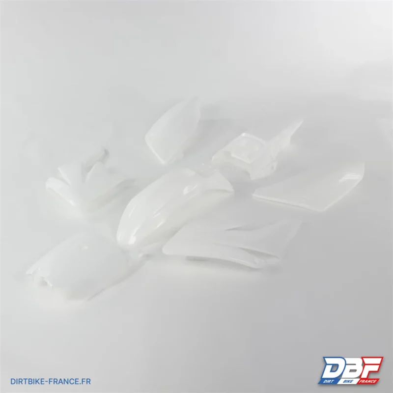 Kit plastique crf50 Blanc, Dirt Bike France - Photo N°1