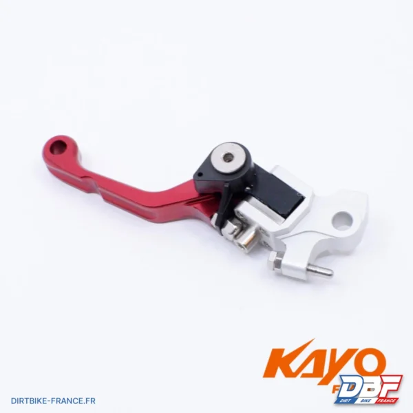 LEVIER DE FREIN AVANT REPLIABLE KAYO T4 / K6R, photo 1 sur Dirt Bike France