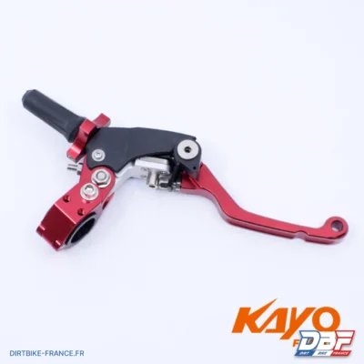 LEVIER EMBRAYAGE + COCOTTE REPLIABLE KAYO T4/K6, photo 1 sur Dirt Bike France