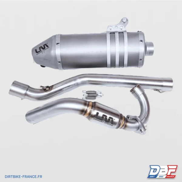 Ligne d'échappement complète LM gros volume RXF/RFZ, photo 1 sur Dirt Bike France