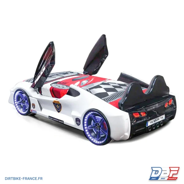 Lit voiture enfant MOON AERO POLICE (KRD), photo 2 sur Dirt Bike France