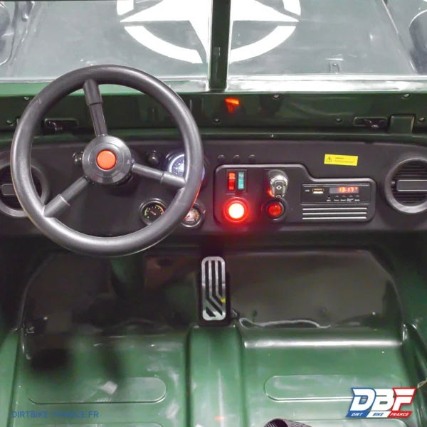 MINI VOITURE JEEP WILLYS 12V avec pneu EVA, photo 4 sur Dirt Bike France