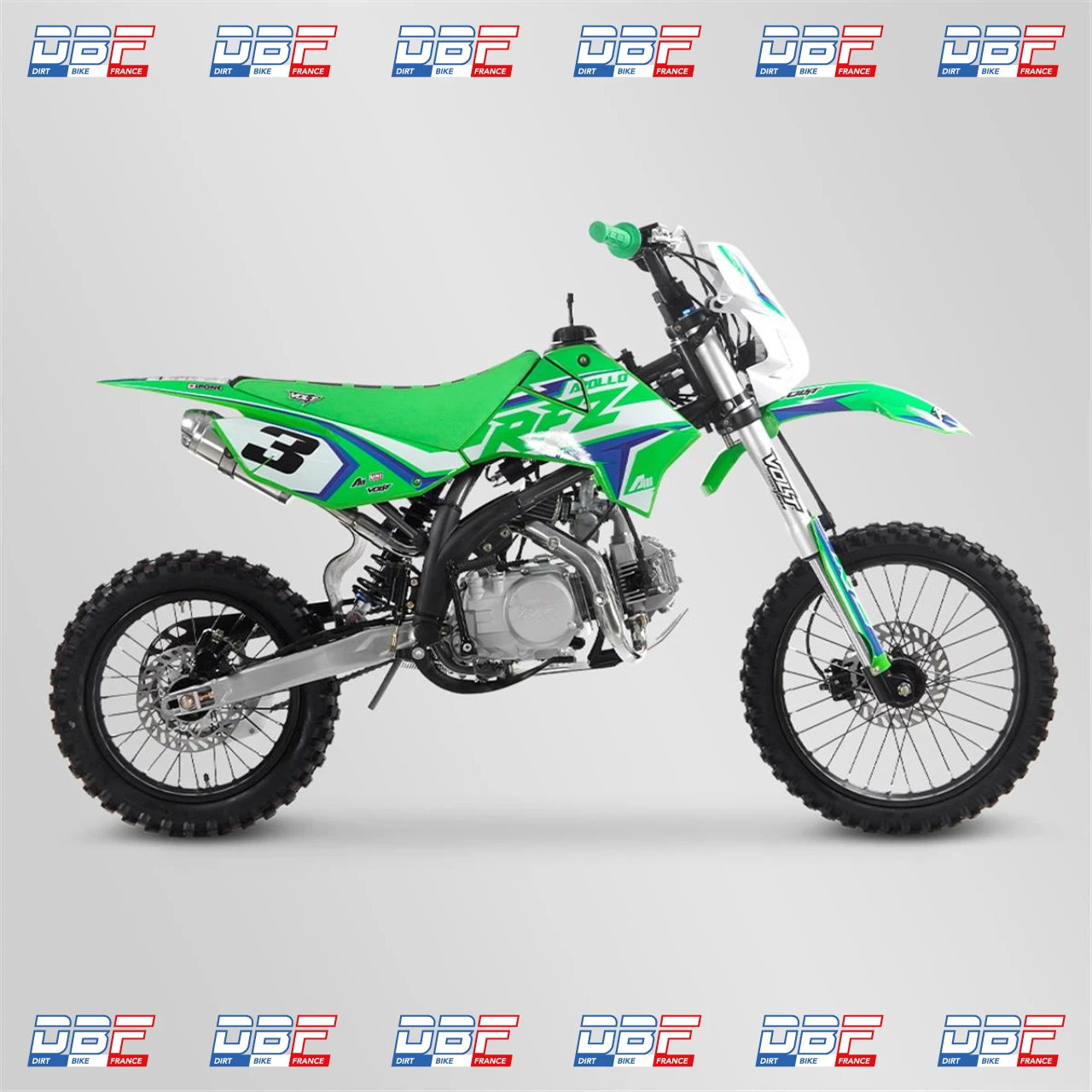 Chaîne KMC 420 ou 428 avec attache rapide, pour Dirt bike et Pit bike