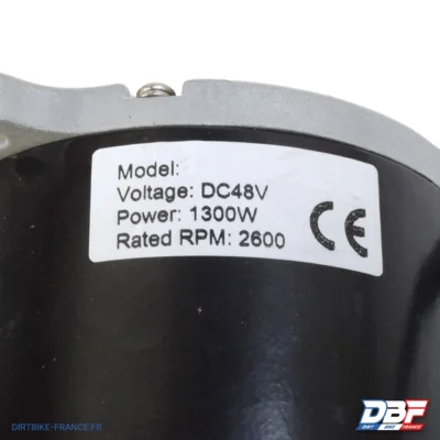 MOTEUR ELEC 48V 1300W DYNOSTAR, photo 2 sur Dirt Bike France