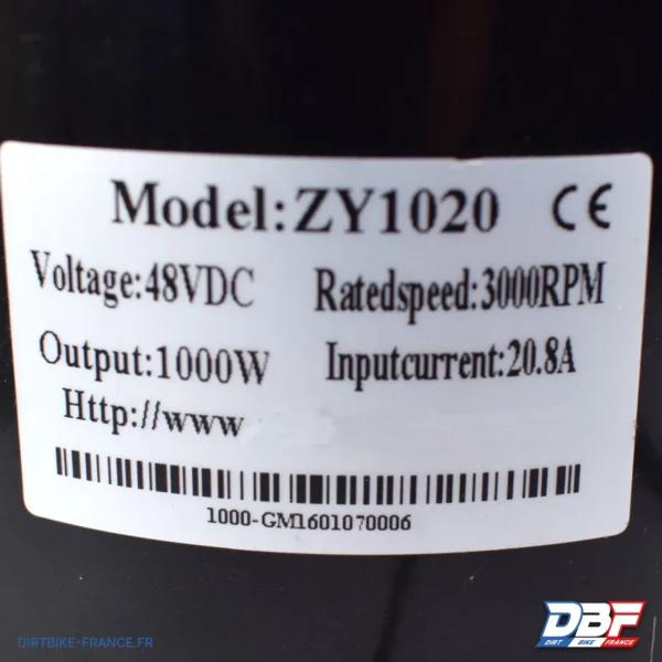 Moteur électrique 1000W 48V pour kart électrique, photo 2 sur Dirt Bike France