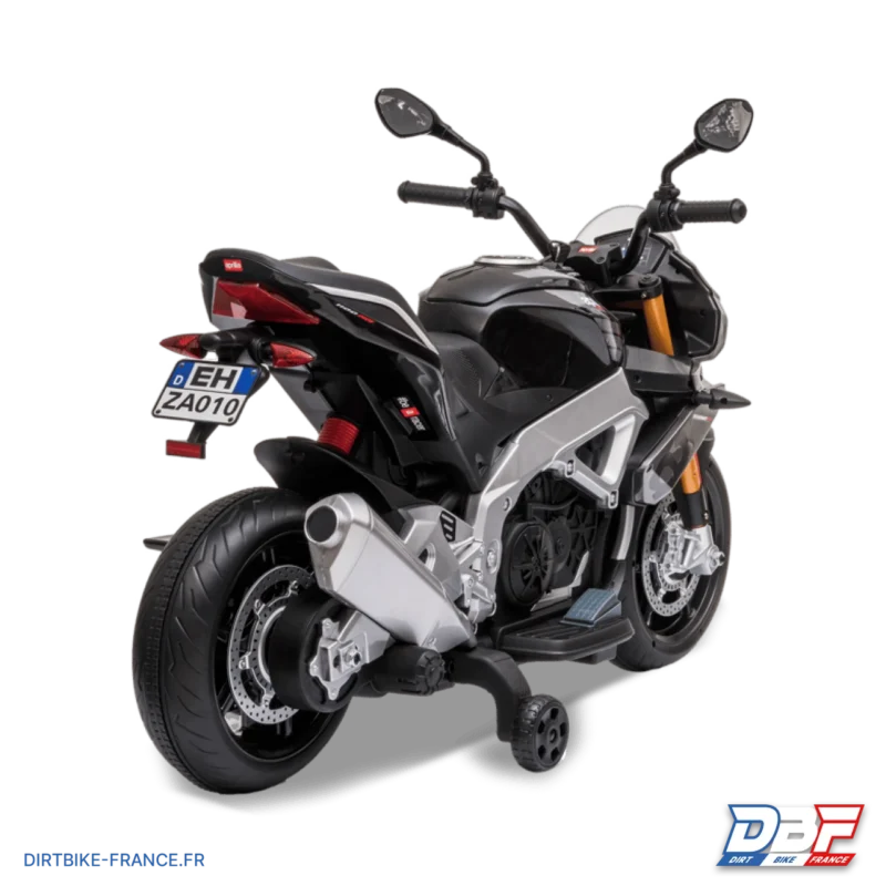 Moto électrique enfant aprilia tuono v4 Noir, Dirt Bike France - Photo N°7