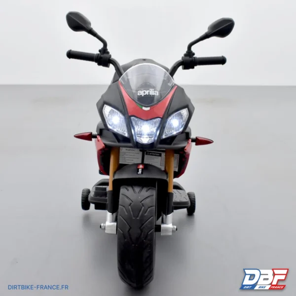 Moto électrique enfant aprilia tuono v4 Rouge, photo 5 sur Dirt Bike France