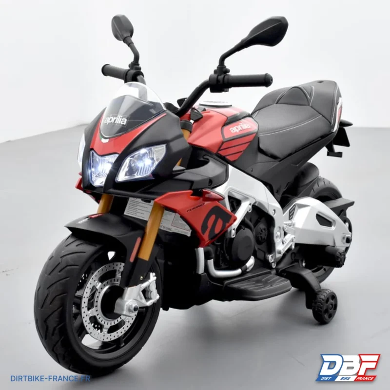 Moto électrique enfant aprilia tuono v4 Rouge, Dirt Bike France - Photo N°6