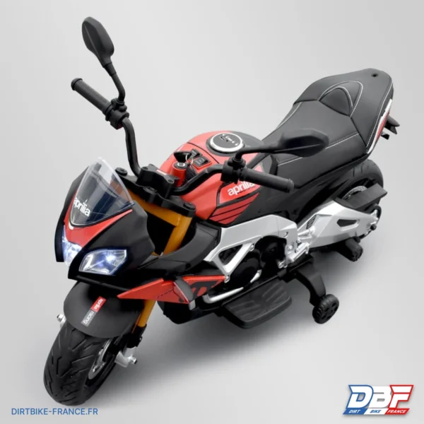 Moto électrique enfant aprilia tuono v4 Rouge, photo 8 sur Dirt Bike France