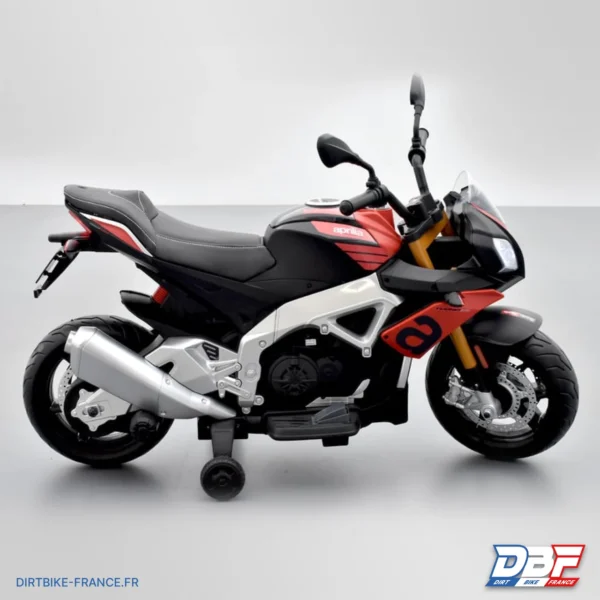 Moto électrique enfant aprilia tuono v4 Rouge, photo 9 sur Dirt Bike France