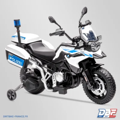 Moto électrique enfant bmw f850 gs police 12v Blanc, photo 2 sur Dirt Bike France