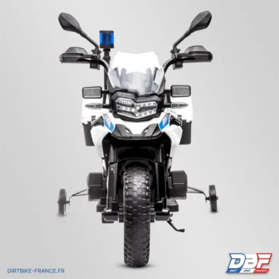 Moto électrique enfant bmw f850 gs police 12v Blanc, photo 4 sur Dirt Bike France