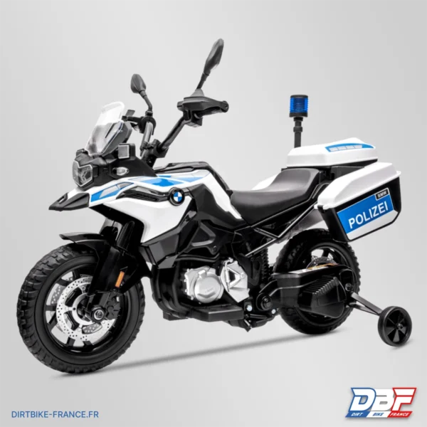 Moto électrique enfant bmw f850 gs police 12v Blanc, photo 8 sur Dirt Bike France