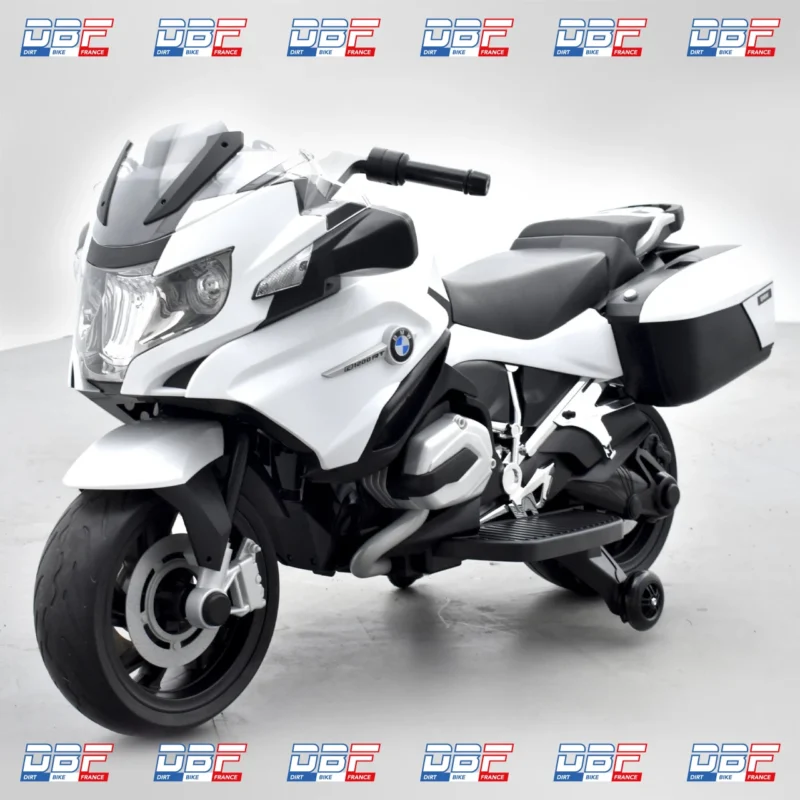 Moto électrique enfant bmw r 1200 rt Blanc, Dirt Bike France - Photo N°2