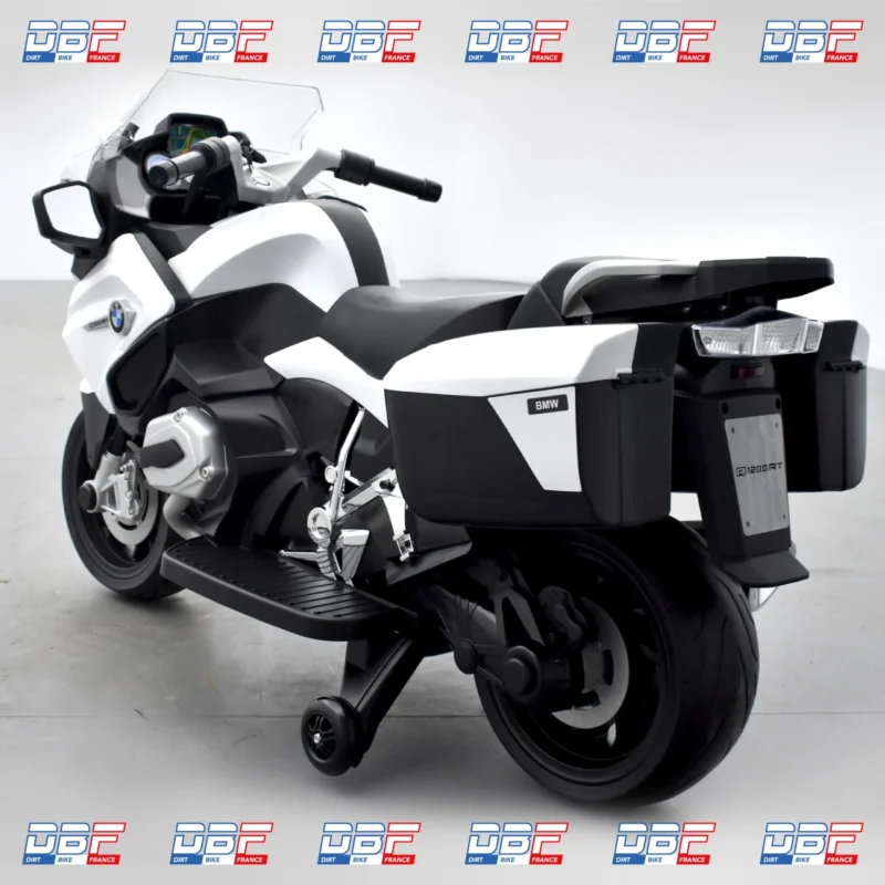 Moto électrique enfant bmw r 1200 rt Blanc, Dirt Bike France - Photo N°5