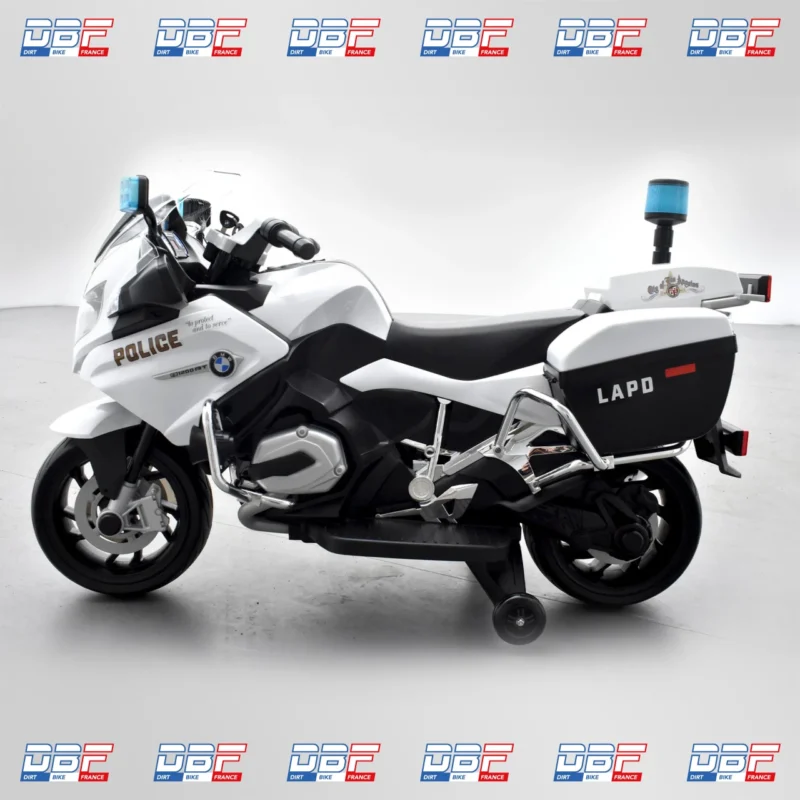 Moto électrique enfant bmw r 1200 rt police Blanc, Dirt Bike France - Photo N°9