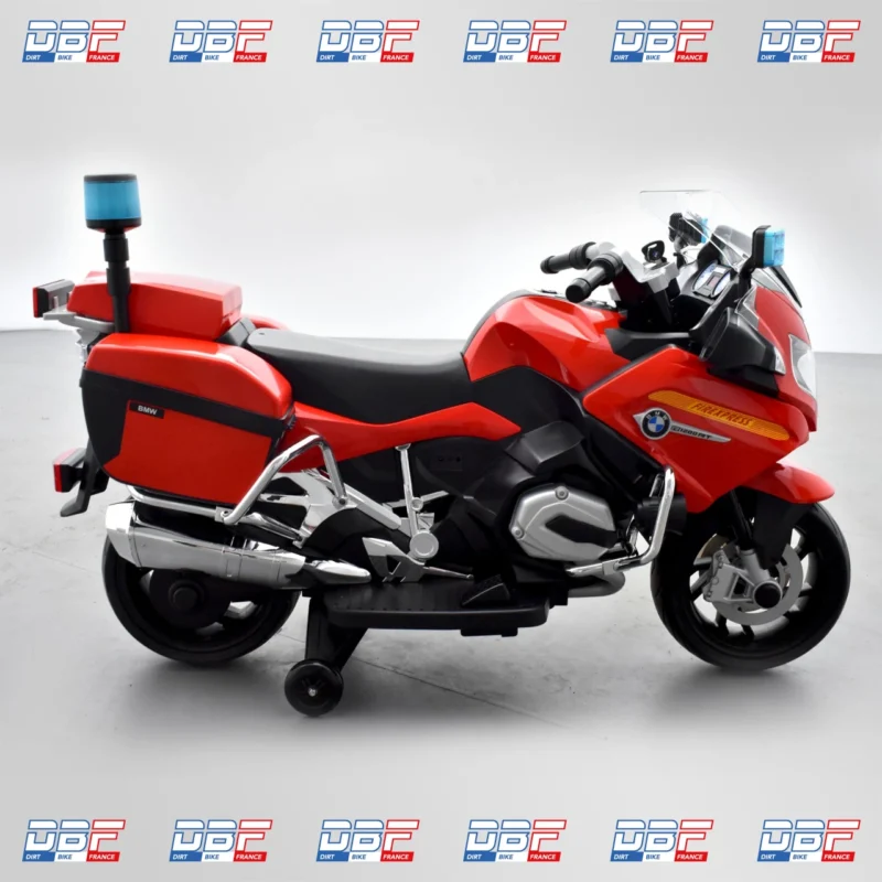 Moto électrique enfant bmw r 1200 rt pompier Rouge, Dirt Bike France - Photo N°9