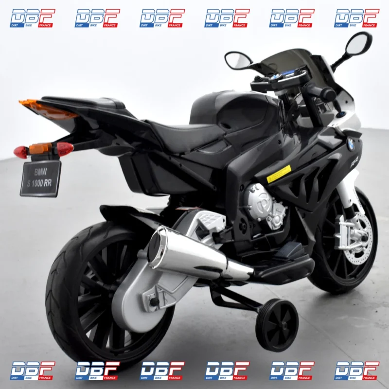 Moto électrique enfant bmw s1000 rr 12v Noir, Dirt Bike France - Photo N°3