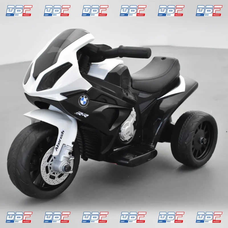 Moto électrique enfant bmw s1000 rr tricycle Noir, Dirt Bike France - Photo N°6