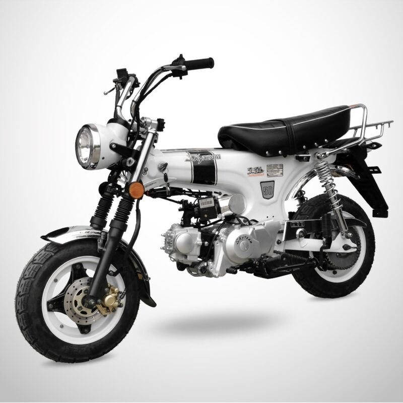 Moto DAX 50 – SKYTEAM – Blanc, Dirt Bike France - Photo N°4