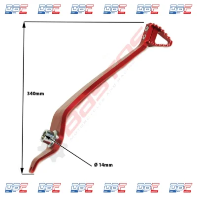 Pédale de frein aluminium CNC ALU Dirt Bike France photo 3