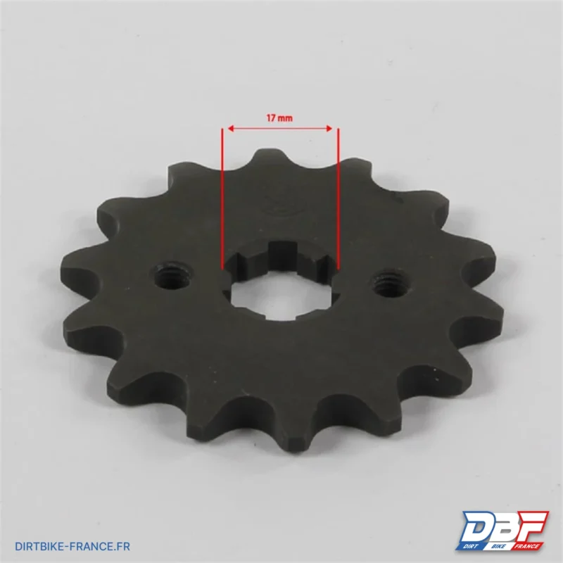 Pignon sortie de boite 420 – ø17mm 14 dents, Dirt Bike France - Photo N°2