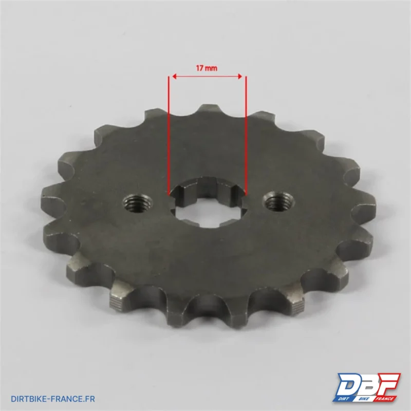 Pignon sortie de boite 420 – ø17mm 17 dents, Dirt Bike France - Photo N°2