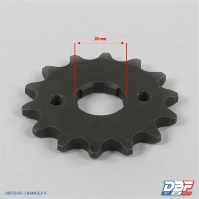 Pignon sortie de boite 420 - ø20mm 14 dents, photo 2 sur Dirt Bike France