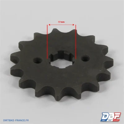 Pignon sortie de boite 428 - ø17mm 15 dents, photo 2 sur Dirt Bike France