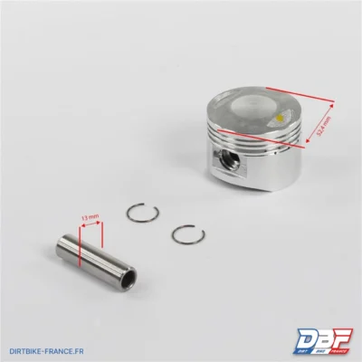 Piston 107cc lifan 52,4mm - ø13mm + segments, photo 3 sur Dirt Bike France