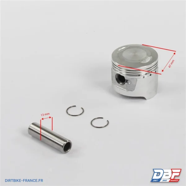 Piston 88cc 47mm lifan / yx - ø13mm + segments, photo 3 sur Dirt Bike France
