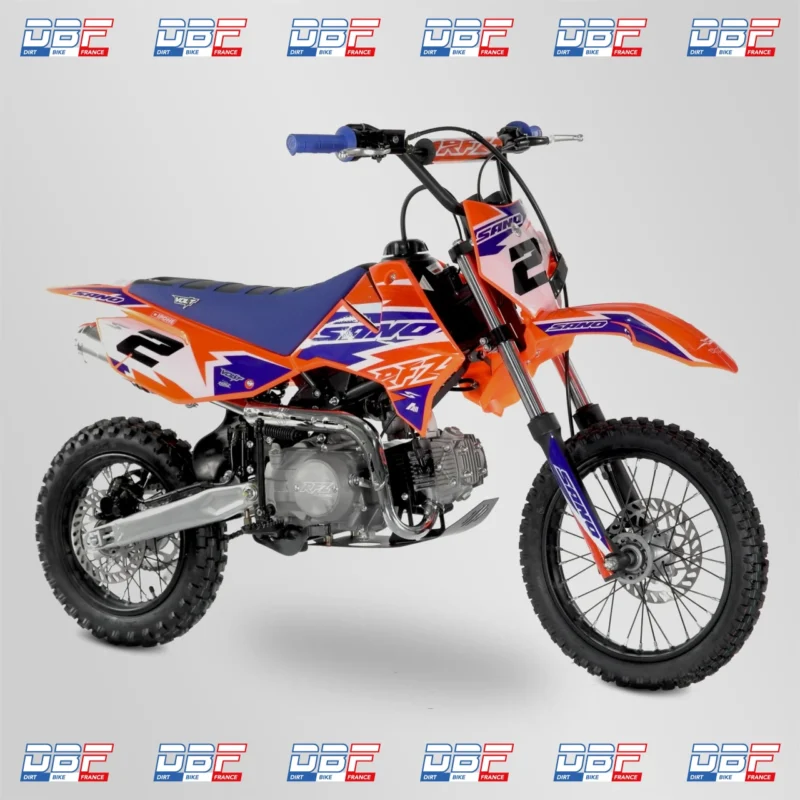 Pit bike apollo rfz rookie 125cc semi-auto 12/14 – 2023 Orange, Dirt Bike France - Photo N°3