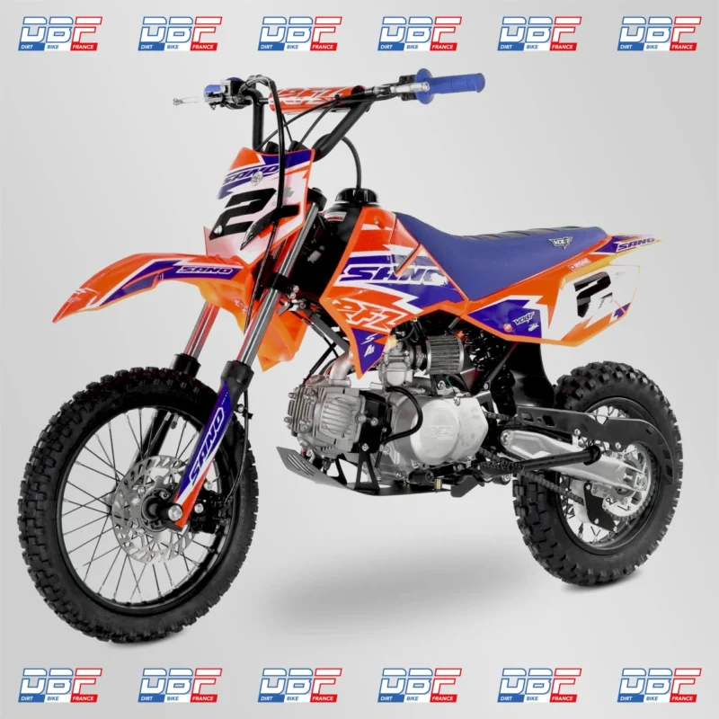 Pit bike apollo rfz rookie 125cc semi-auto 12/14 – 2023 Orange, Dirt Bike France - Photo N°4