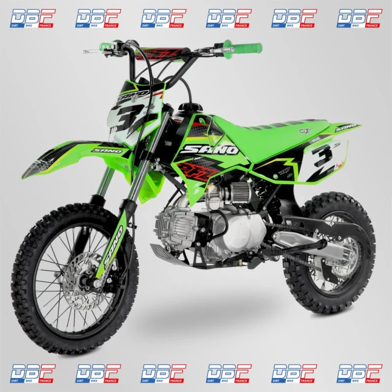 Pit bike apollo rfz rookie 125cc semi-auto 12/14 – 2023 Vert, Dirt Bike France - Photo N°4