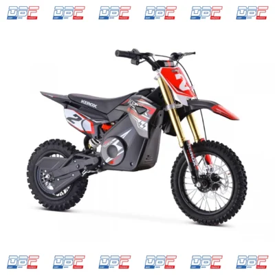 Pit Bike électrique 1000W enfant KEROX E-STORM ROUGE Dirt Bike France