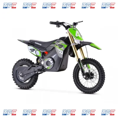 Pit Bike électrique 1000W enfant KEROX E-STORM VERT Dirt Bike France