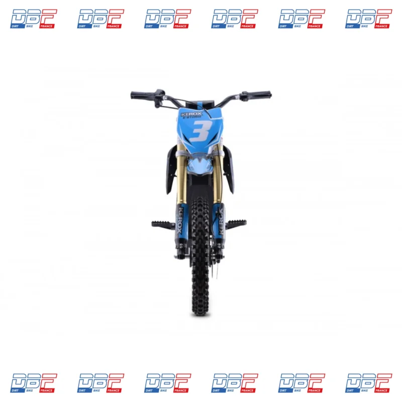 Pit Bike électrique 1300W enfant KEROX E-STORM BLEU, Dirt Bike France - Photo N°8