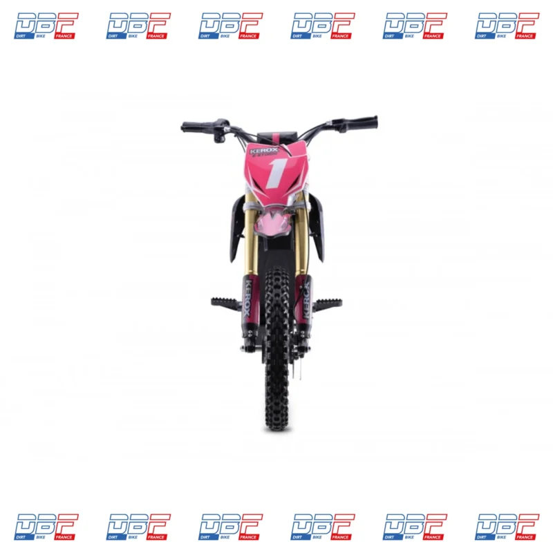 Pit Bike électrique 1300W enfant KEROX E-STORM ROSE, Dirt Bike France - Photo N°8